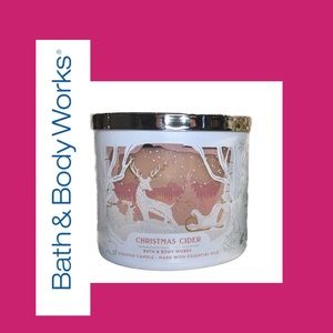 Bath & Body Works 3-wick candle Christmas Cider  | NWT